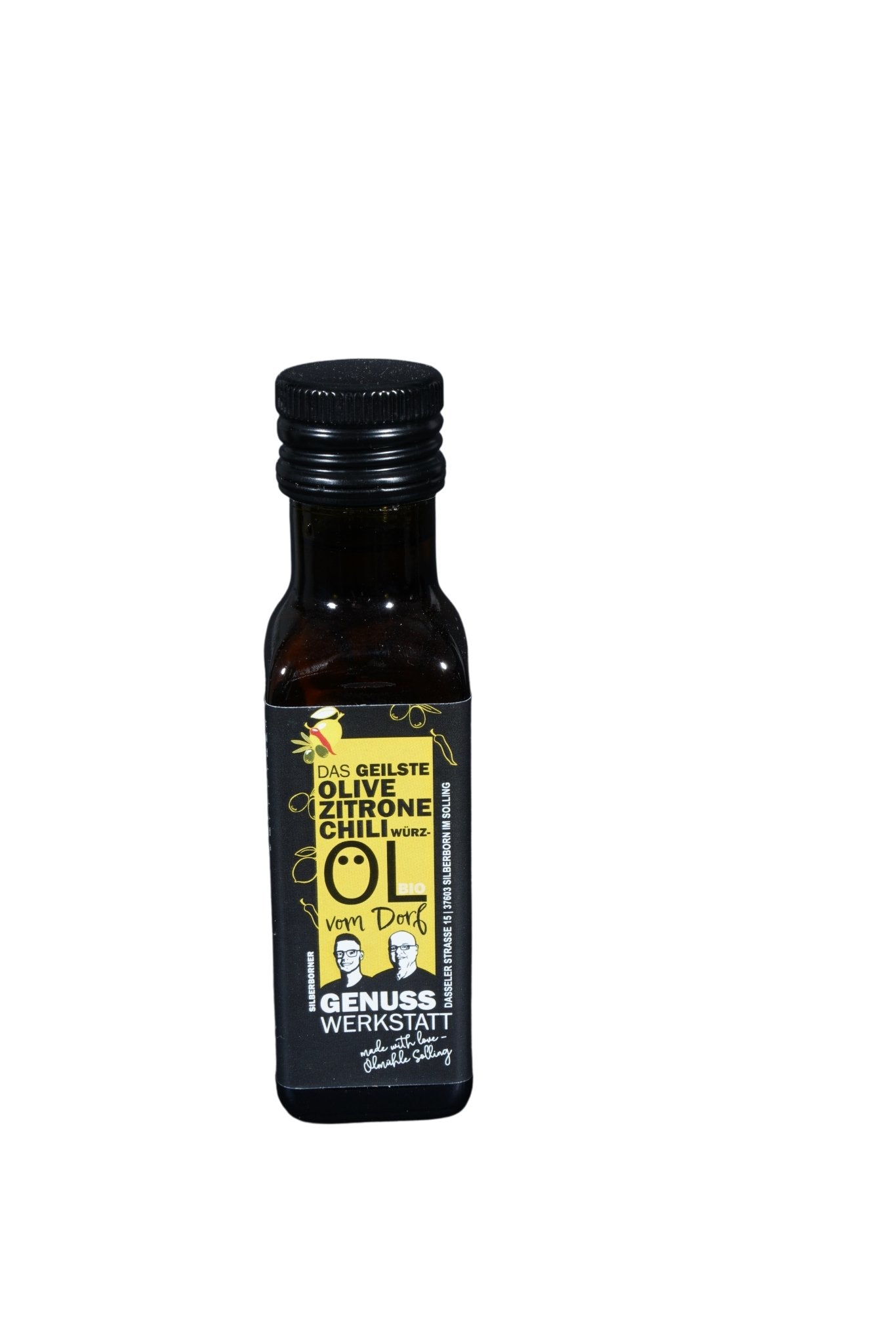 Bio Olive-Zitrone-Chili Öl - Silberborner Genusswerkstatt